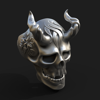 cráneo anillo anillos joyasxcultos joyeriaxxcult pulsera lazo oído joyería joya serpiente inflable animal animales 3d print model - Mito3D