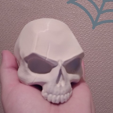 skull scar home decoration halloween prop 3D print model - Mito3D