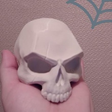 crânio cicatriz a casa decoração o dia das bruxas de halloween prop 3d print model - Mito3D