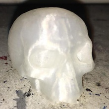 skull small gothic g-code skeletan halloween 3d print model - Mito3D