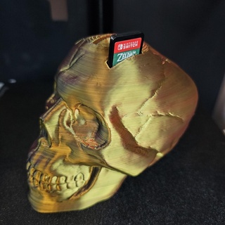 crâne commutateur Jeu titulaire soutien 3d print model - Mito3D