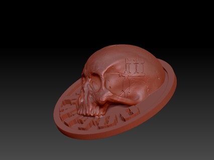 skull tattoo 3d print model - Mito3D
