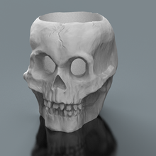 crânio chá luz gadget vela Bruxas assustador 3d print model - Mito3D