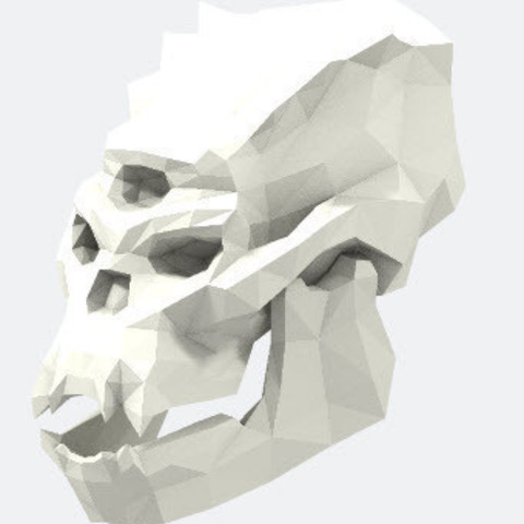 skull troll game skyrim skulltroll 3D print model - Mito3D