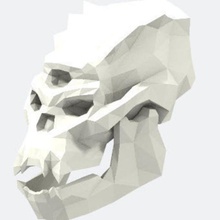 cranio troll gioco skyrim skulltroll 3d print model - Mito3D