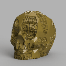 cranio x2 scheletro testa Halloween mostro tribale tribù 3d print model - Mito3D