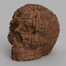 crânio x2 esqueleto cabeça Bruxas monstro 3d print model - Mito3D