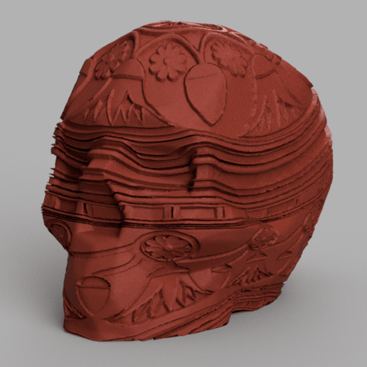 cráneo x2 esqueleto cabeza Víspera Santos monstruo 3D print model - Mito3D