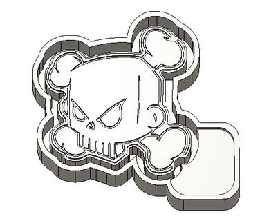 ossa cranio fresca muffa 3d print model - Mito3D