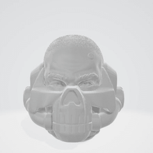 skullface oyun sahne kask 3d print model - Mito3D