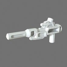 skullsmasher & grax titans return gun game transformers transformer generations prime rifle accessory weapon hasbro takara toy 3d print model - Mito3D