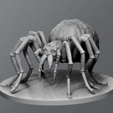 skullspider gioco giocattolo da tavolo spider nemico dungeons dragons d&d 3d print model - Mito3D