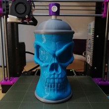 skullspray 3d print model - Mito3D