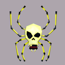 skulltula low poly a arte de baixo poli nintendo lenda zelda ocarina em tempo nintendo64 64 3d print model - Mito3D