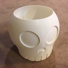 skully bowl home halloween skull containers candy 3d print model - Mito3D