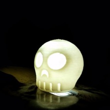 skully flash del teléfono dispersor gadget 3d print model - Mito3D