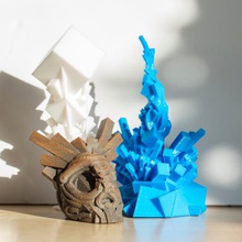 skully vr sculpt art 3d print model - Mito3D