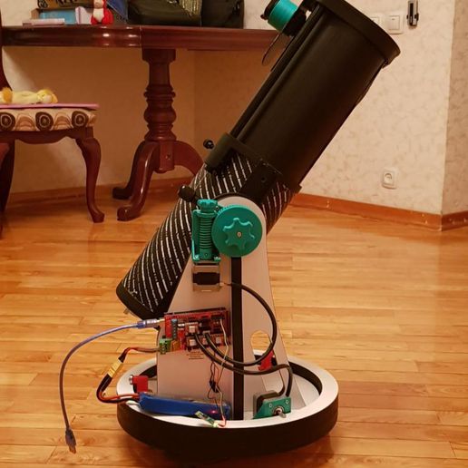 sky watcher herança 130 telescópio passo vamos gadget 3D print model - Mito3D