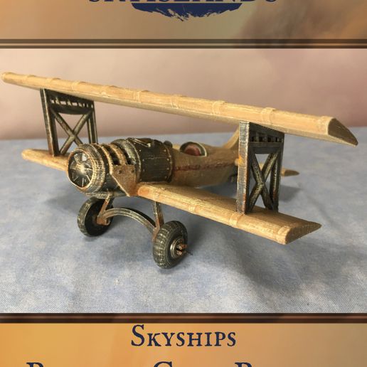 sky islands - banning class bi-plane game aether studios airplane plane aeroplane fighter jet interceptor 3D print model - Mito3D
