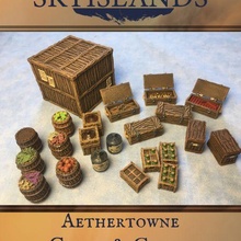 sky islands aethertowne cargo & goods game terrain working props trade scatter commerce food 3d print model - Mito3D