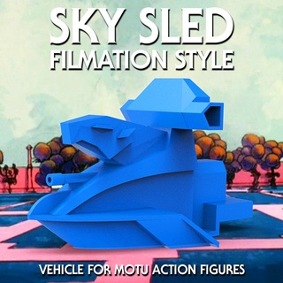 sky sled filmation motu mastersoftheyniverse heman skeeltor actionfigure toy mattel vintage nostalgia vehicle motuorigins motuclassics motuvintage 3d print model - Mito3D