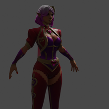 skye valentine skin paladins game collectible character replica professional blend realism epic games valentin figure sculpture collection figurine details blender 3d print model - Mito3D