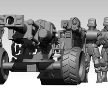 skyhammer &mortar platforms 3d print model - Mito3D
