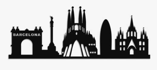 skyline barcelona spain city art spanish 3d print model - Mito3D