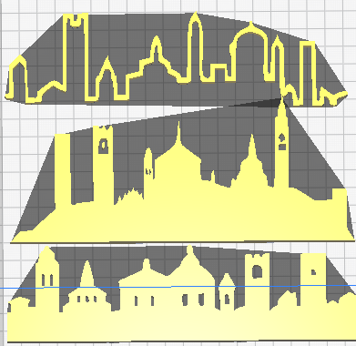 horizonte bergamo ciudad alta 3D print model - Mito3D