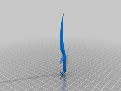 skyrim espada aflicción llavero 3dmodel pergaminos llaveros 3d print model - Mito3D
