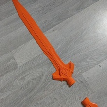skyrim - imperial steel sword cosplay prop weapon videogame 3d print model - Mito3D