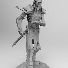 skyrim draugr deathlord 3d print model - Mito3D