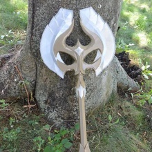 skyrim glass axe 3d printable version cosplay props game accessory weapon dovahkiin dovahkin item video 3d print model - Mito3D