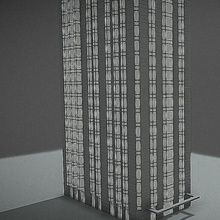 gratte ciel bâtiment ville 3d print model - Mito3D