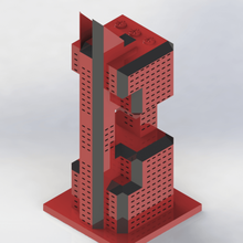 skyscraper building architecture high beautiful awesome city 3d print model - Mito3D