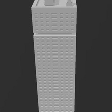 grattacieli architettura grattacielo edificio lowpoly 3d print model - Mito3D