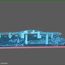 ruta aérea puente Hamilton arquitectura 3d print model - Mito3D