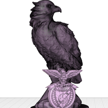 sl benfica statue 2 slb portugal eagle futebol soccer 3d print model - Mito3D