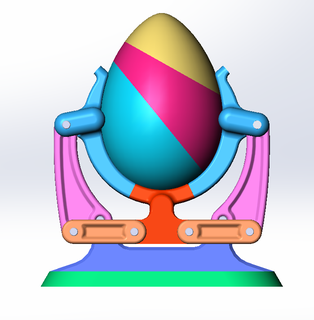 sl st Pasqua uovo titolare supporto fastivo 3d print model - Mito3D