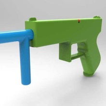 claquer pistolet soutenir accessoires 3d print model - Mito3D