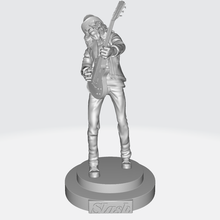 slash guitarist 3d print model - Mito3D