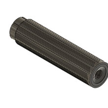 barras 9mm silenciador supressor 3d print model - Mito3D