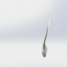 slat earrings ear design engineering 3d print model - Mito3D