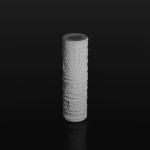 ardesia 1 strutturato rotolare pin 3d print model - Mito3D