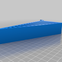 slatwall 6 estante gancho 3d print model - Mito3D
