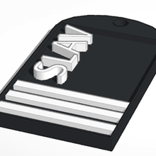 slav keychain gadget 3d print model - Mito3D