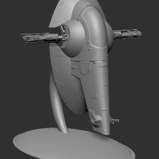 schiavo boba fett nave stella guerre 3D print model - Mito3D