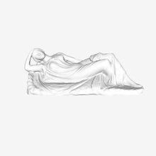sleeping ariane louvre paris art le muse du museum france 3d print model - Mito3D