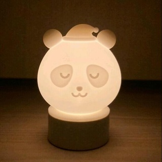 train dormir Panda abat jour 3d print model - Mito3D