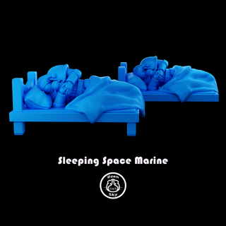 dormindo espaço marinho martelo guerra marinha espacial miniatura decoração legião tampo mesa wh40k leal heresia marcador jogo 3d print model - Mito3D